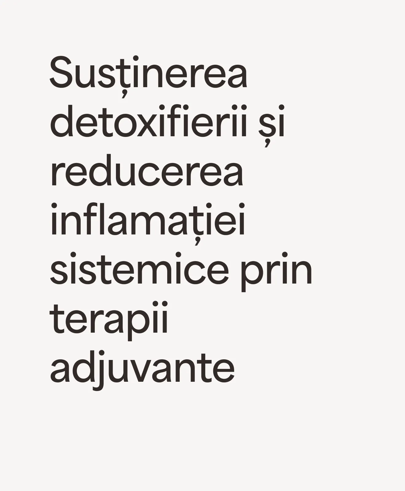 „Susținerea detoxifierii și reducerea inflamației sistemice prin terapii adjuvante” – beneficiu al programului AcneClear
