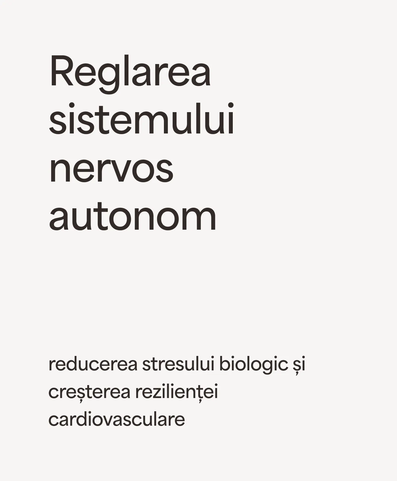 „Reglarea sistemului nervos autonom”: reducerea stresului biologic și creșterea rezilienței cardiovasculare – beneficiu al programului Cardiometabolic Reset