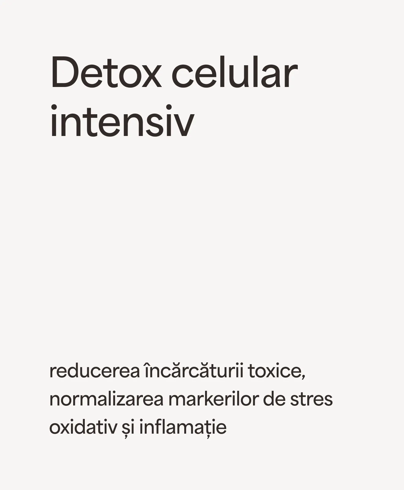 „Detox celular intensiv”: reducerea încărcăturii toxice, normalizarea markerilor de stres oxidativ și inflamație – beneficiu al programului Detox & Anti-Inflammatory