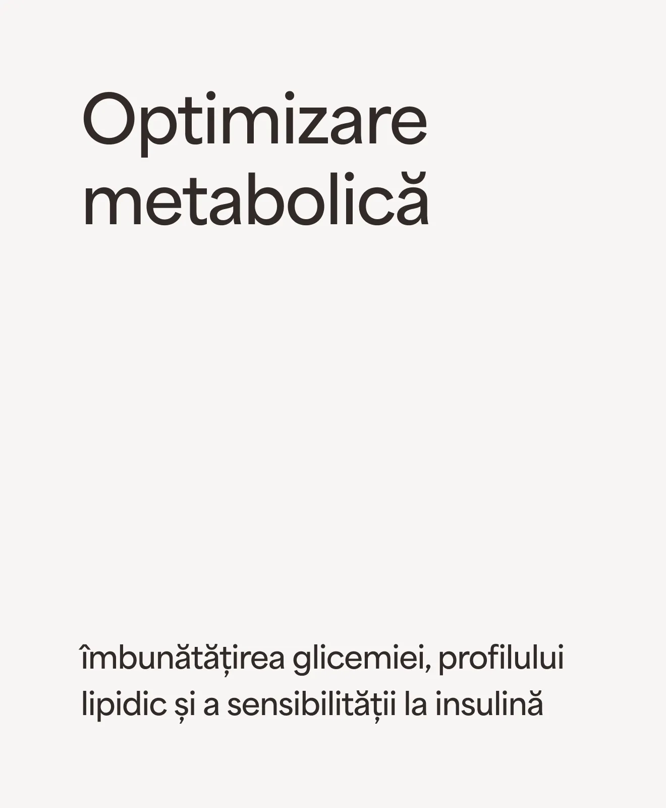 „Optimizare metabolică”: îmbunătățirea glicemiei, profilului lipidic și a sensibilității la insulină – beneficiu al programului Detox & Anti-Inflammatory