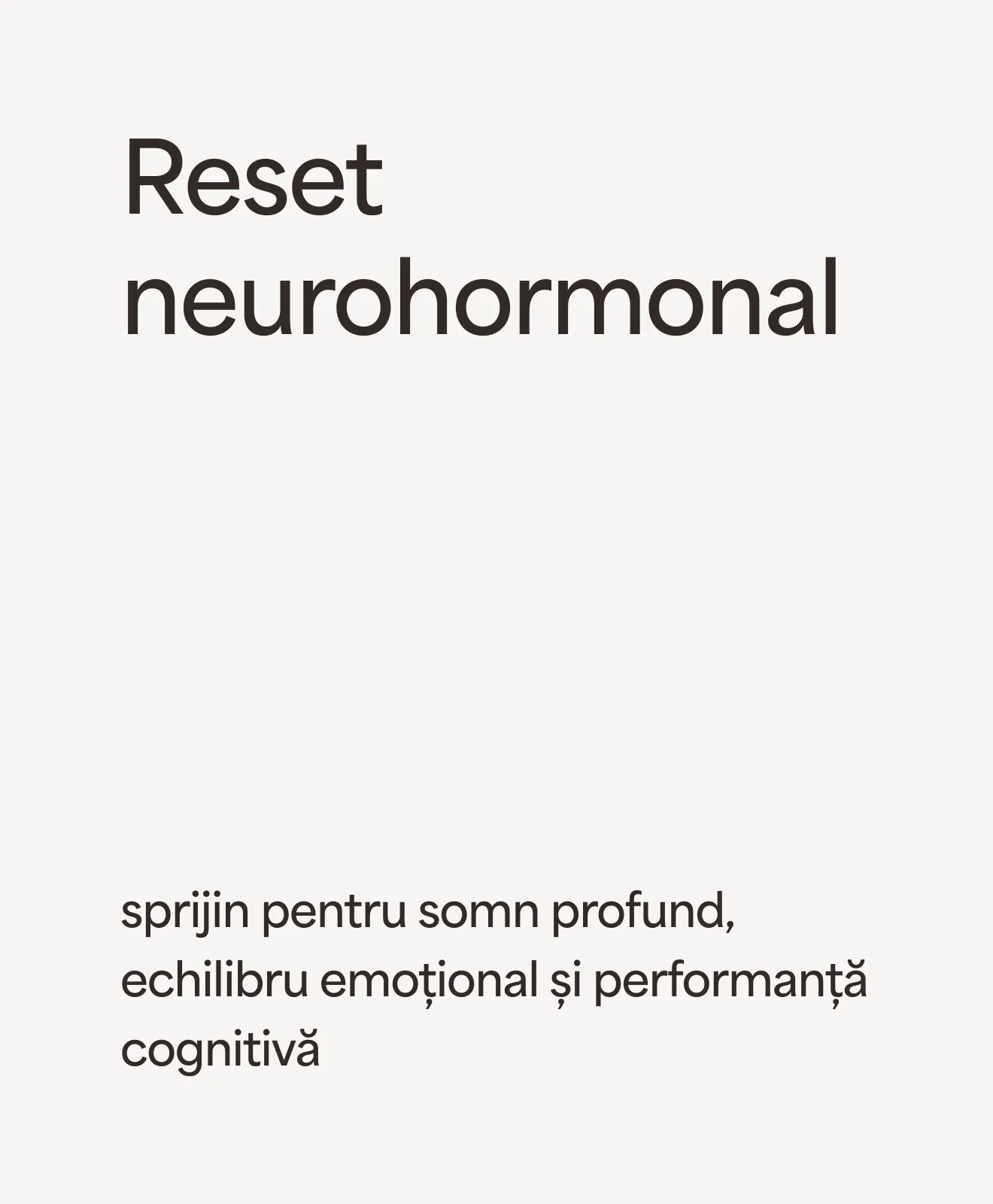 „Reset neurohormonal”: sprijin pentru somn profund, echilibru emoțional și performanță cognitivă – beneficiu al programului Detox & Anti-Inflammatory