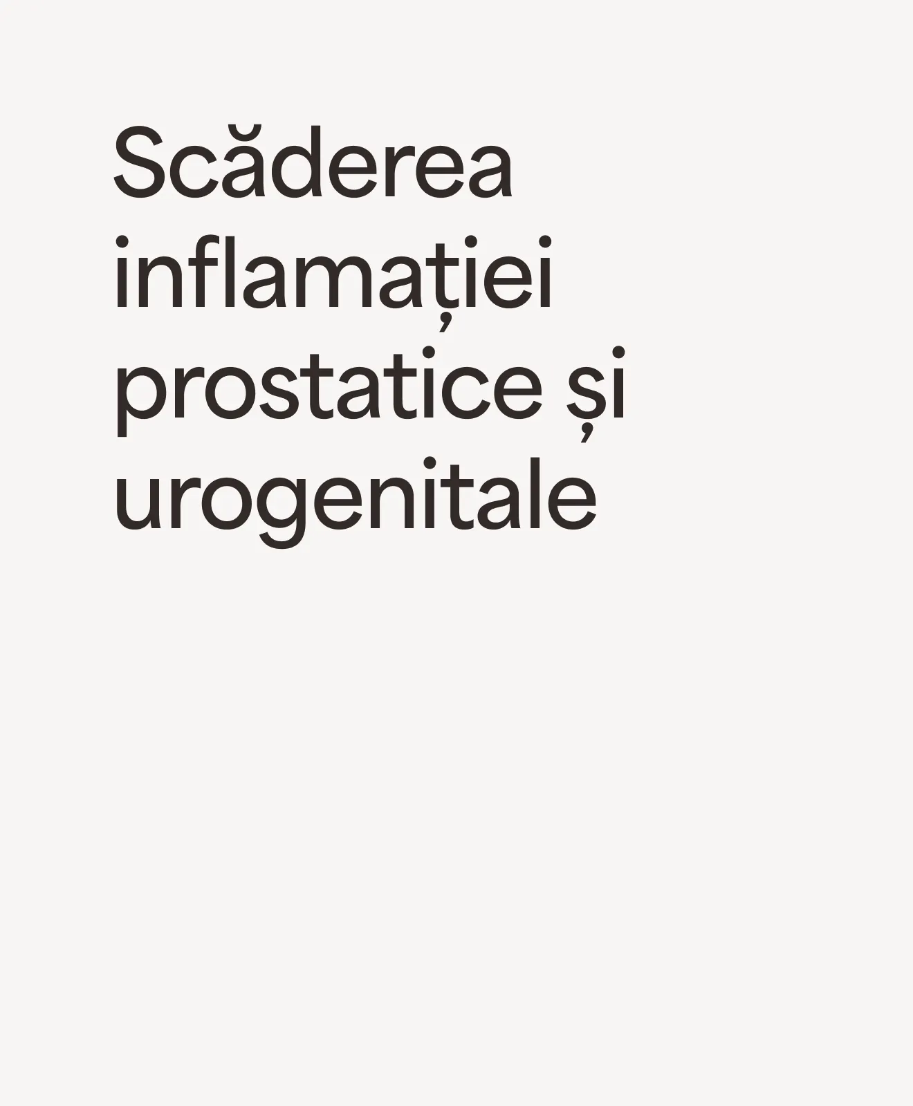 „Scăderea inflamației prostatice și urogenitale” – beneficiu al programului Men’s Pelvic & Prostate Balance