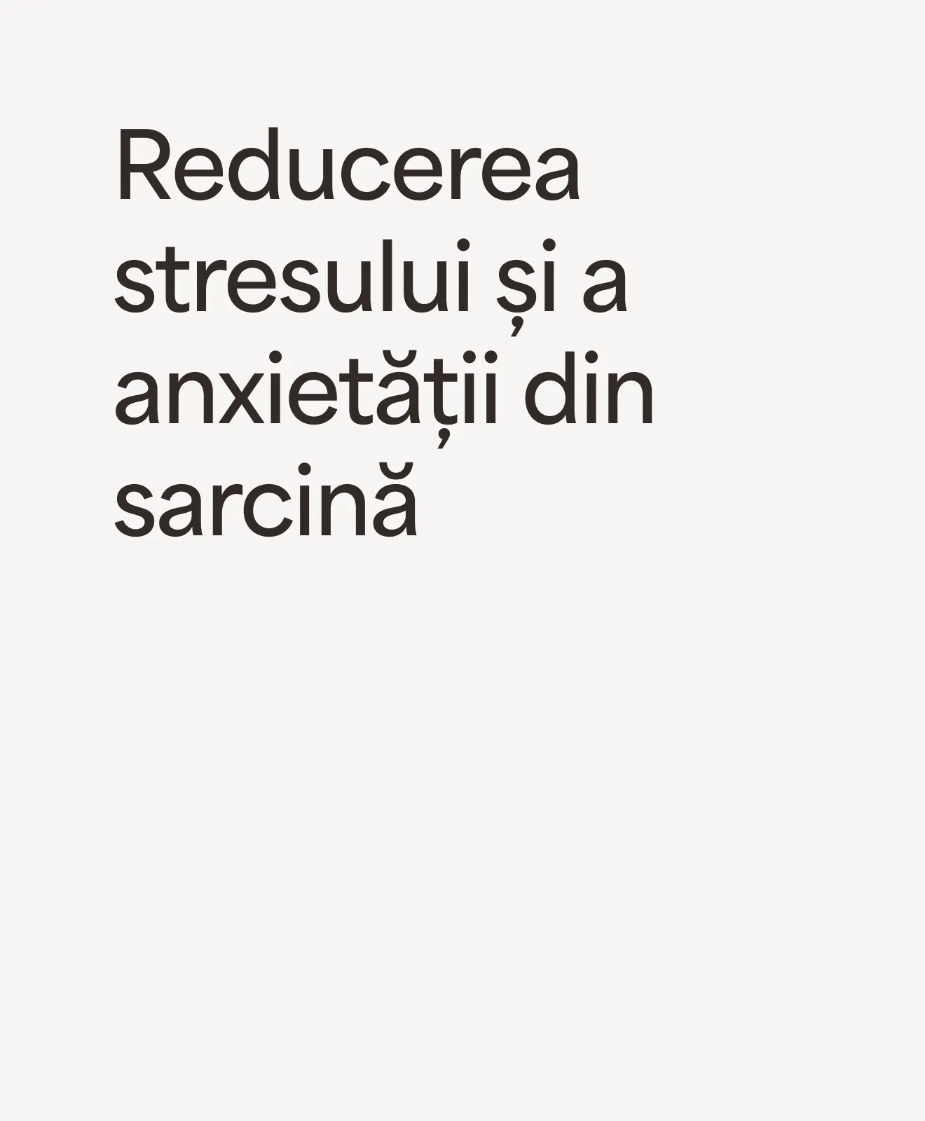 „Reducerea stresului și a anxietății din sarcină” – beneficiu al programului Pregna Care
