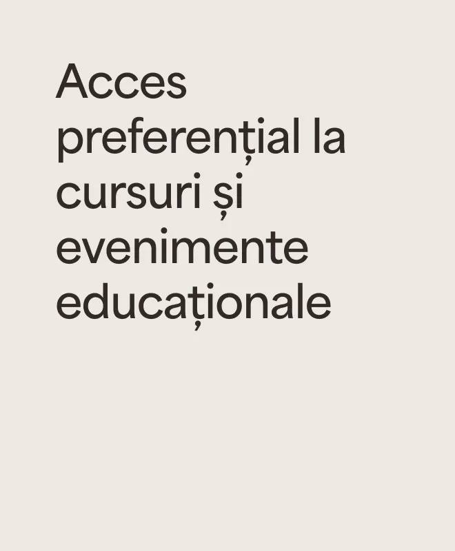 „Acces preferențial la cursuri și evenimente educaționale” – beneficiu premium al programului Pregna Care