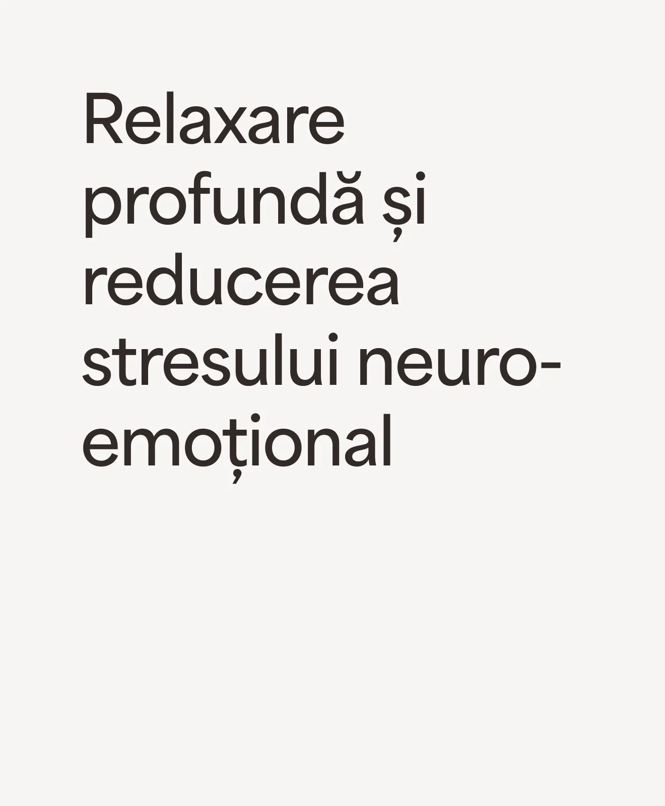 „Relaxare profundă și reducerea stresului neuro-emoțional” – beneficiu al programului Recovery & Wellness