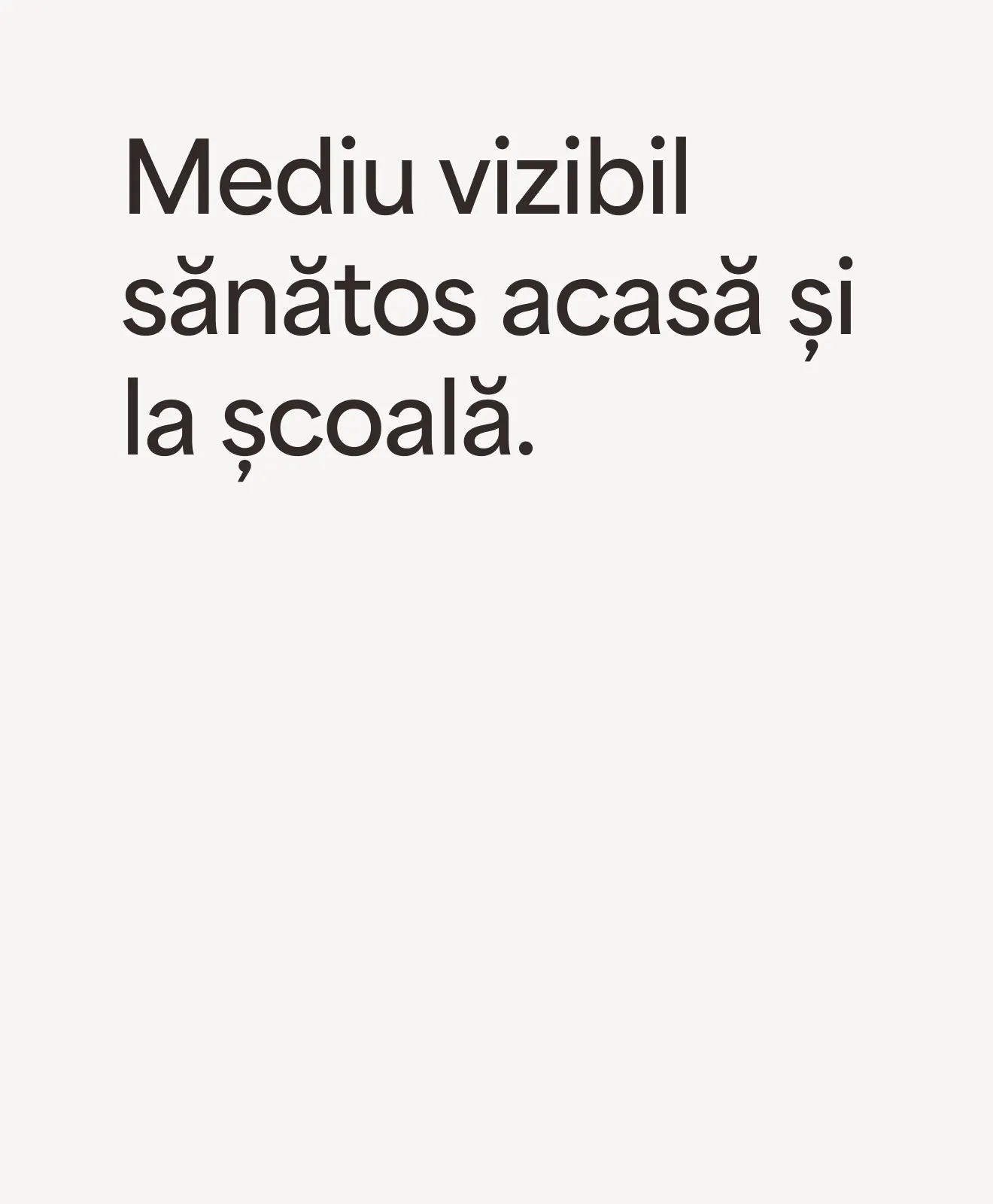 Mediu vizibil sănătos acasă și la școală – beneficiu al programului Weight Management Kids
