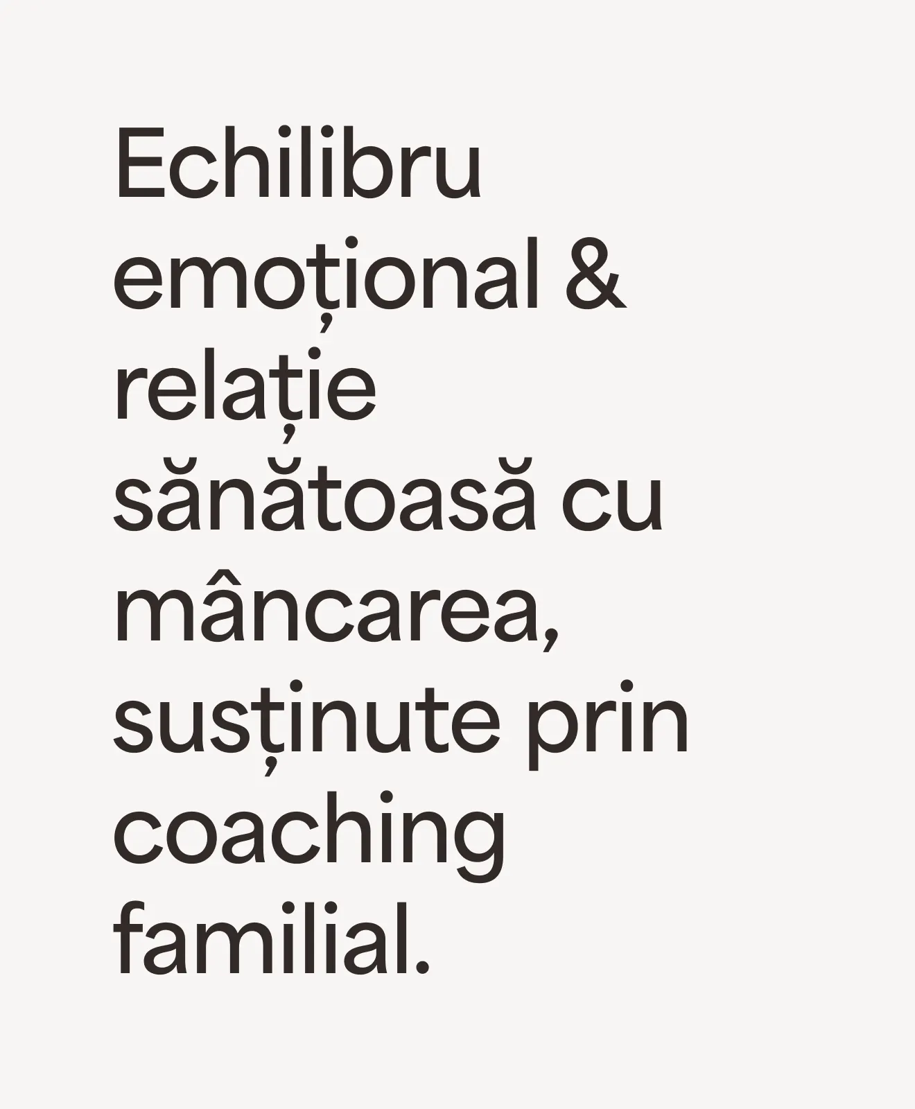Echilibru emoțional și relație sănătoasă cu mâncarea, susținute prin coaching familial – beneficiu al programului Weight Management Kids