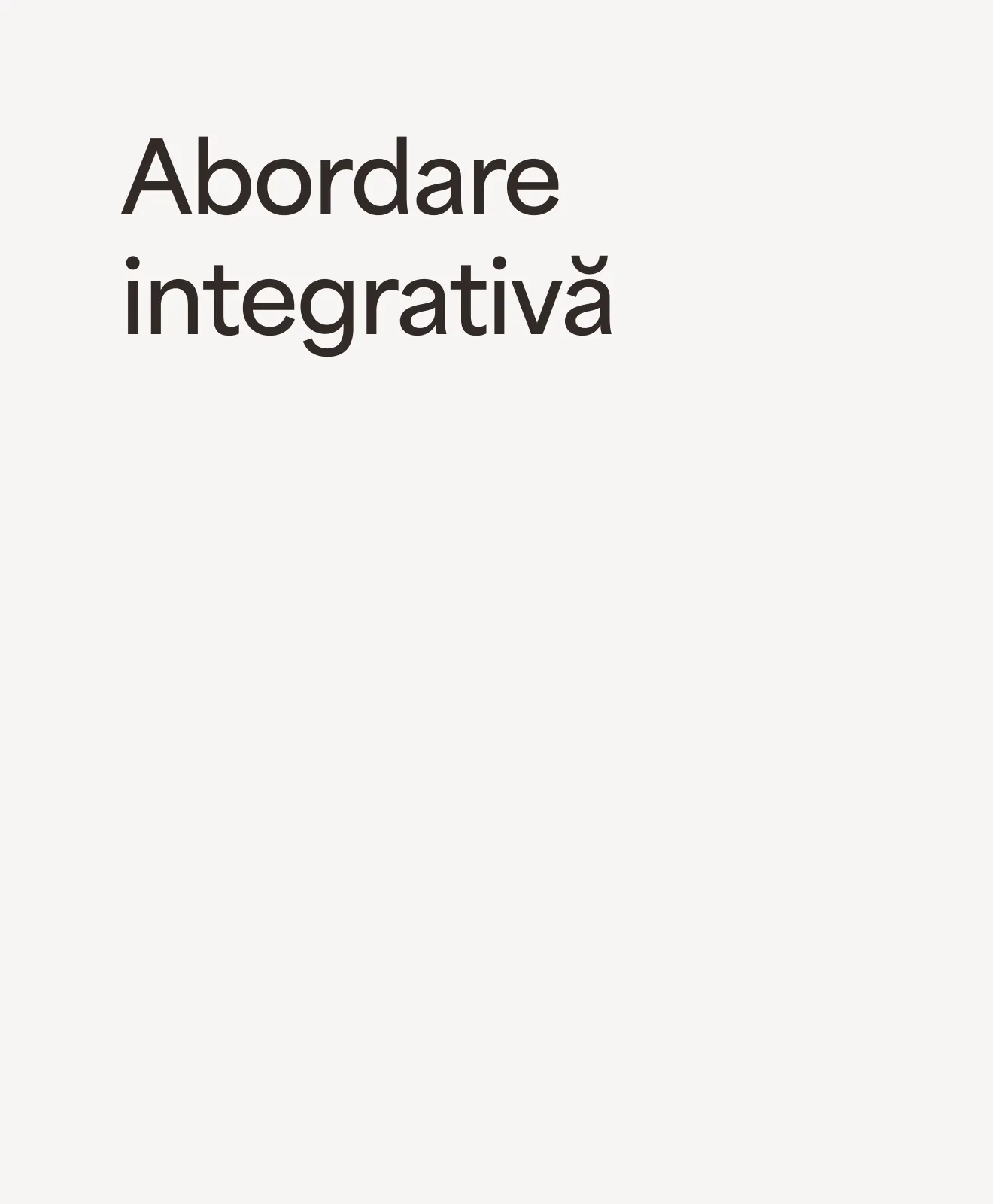 „Abordare integrativă” – beneficiu al programului Women’s Fertility
