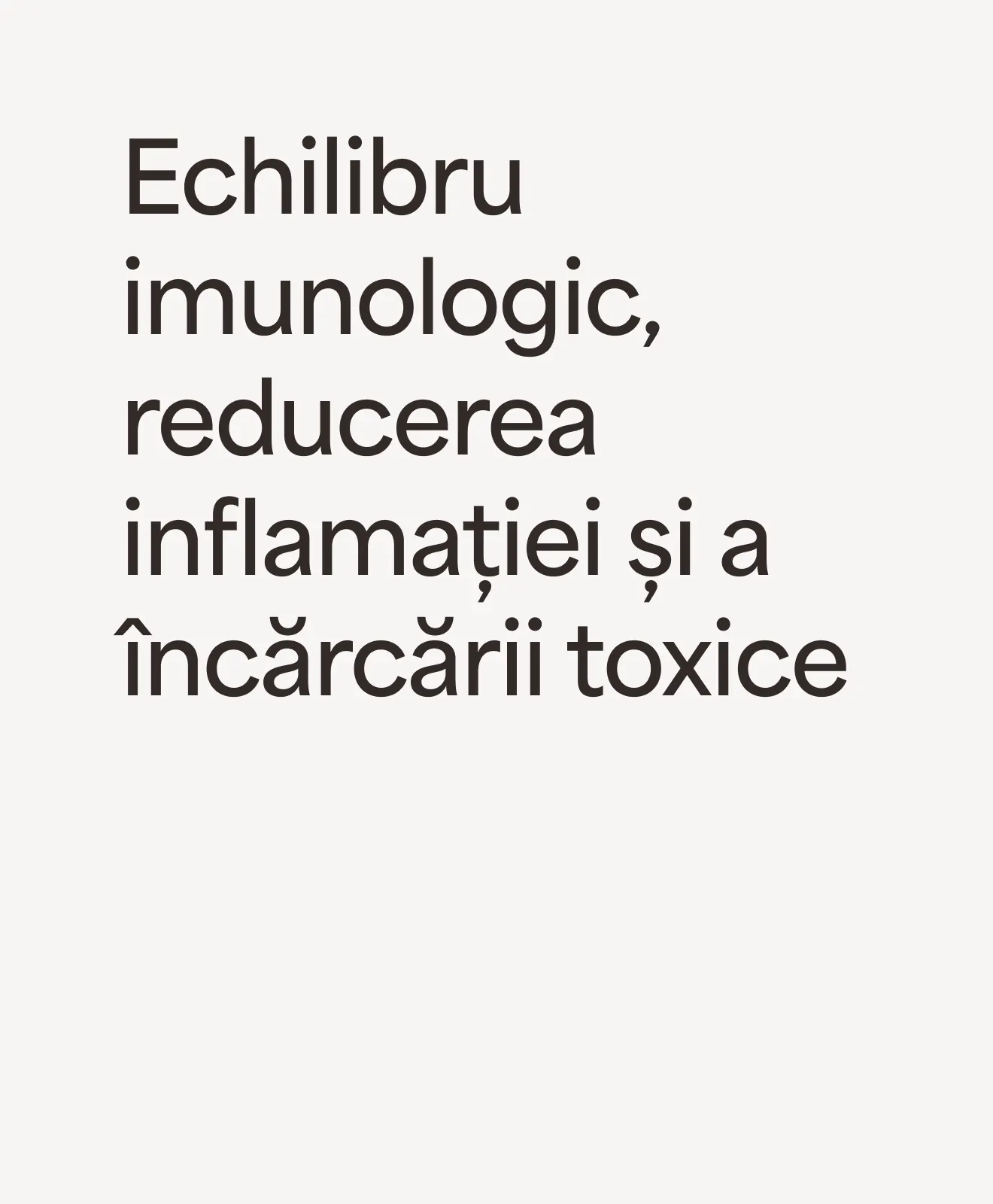 „Echilibru imunologic, reducerea inflamației și a încărcării toxice” – beneficiu al programului Women’s Fertility
