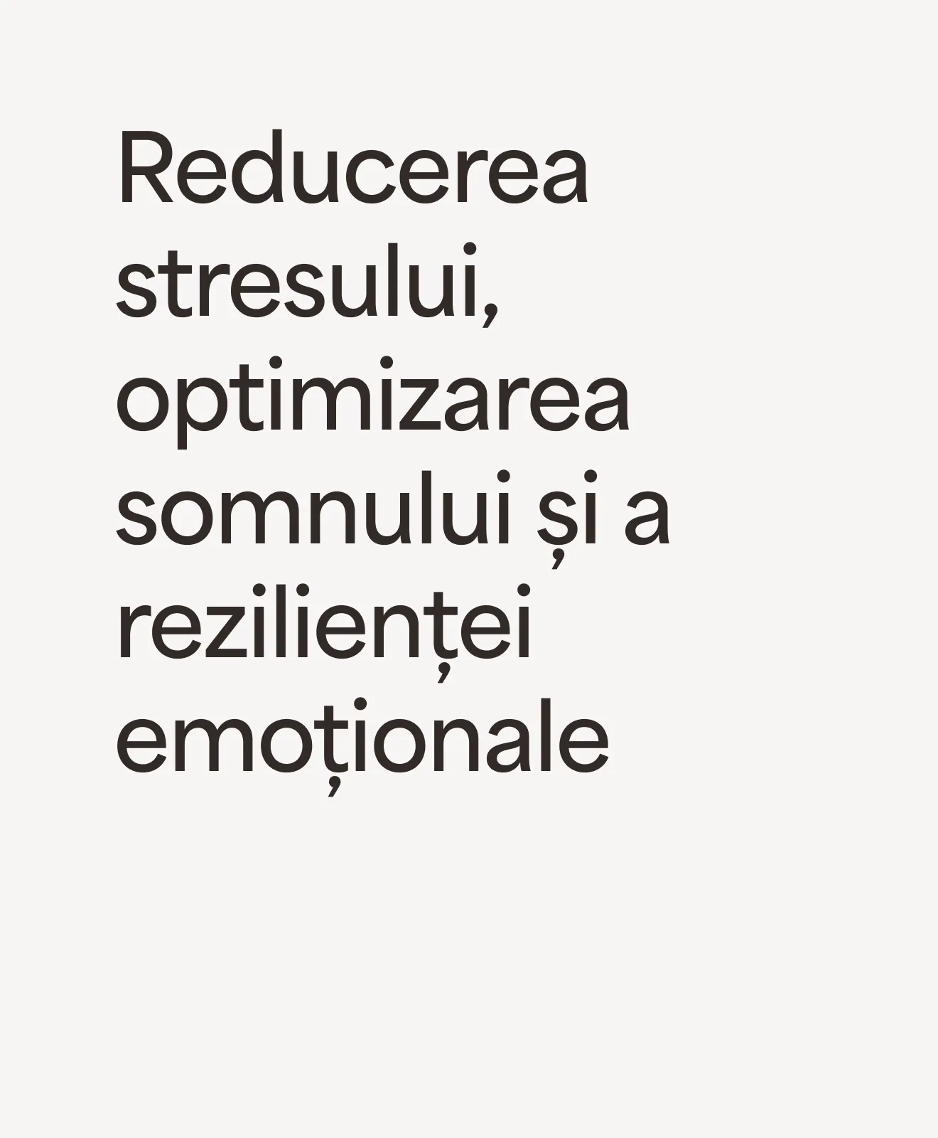 „Reducerea stresului, optimizarea somnului și a rezilienței emoționale” – beneficiu al programului Women’s Fertility