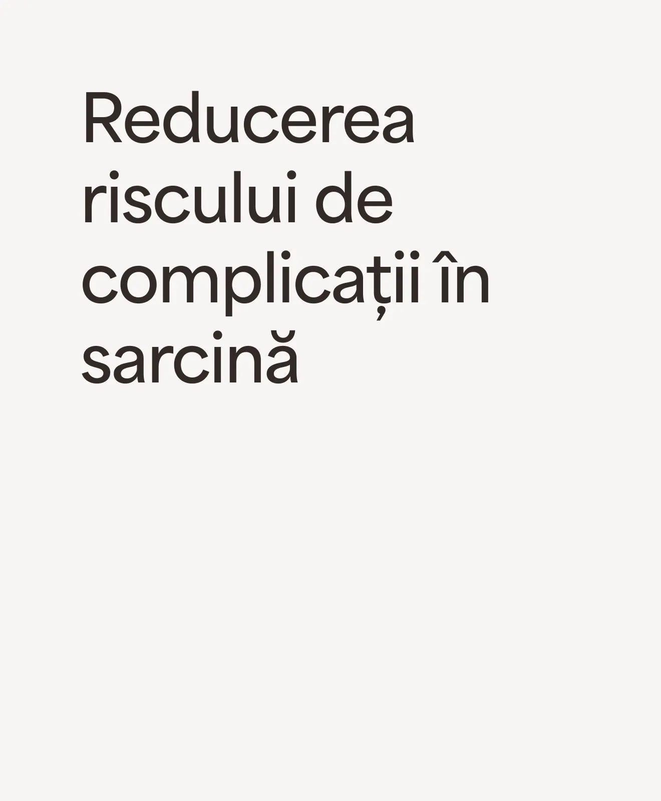 Reducerea riscului de complicații în sarcină – beneficiu al programului Women’s Preconception Balance
