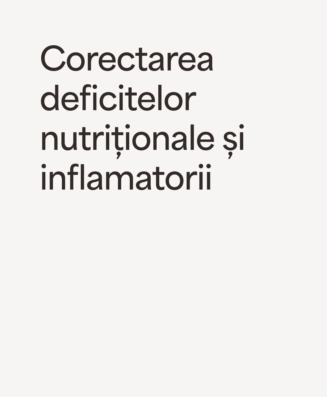 Corectarea deficitelor nutriționale și inflamatorii – beneficiu al programului Women’s Preconception Balance