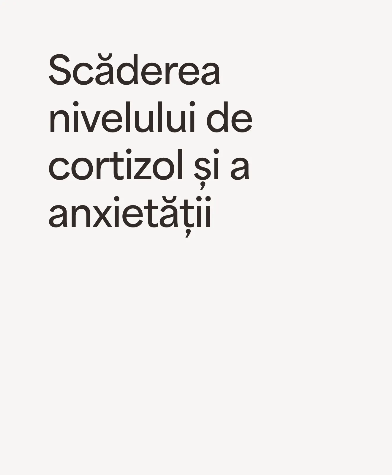 Scăderea nivelului de cortizol și a anxietății – beneficiu al programului Women’s Preconception Balance
