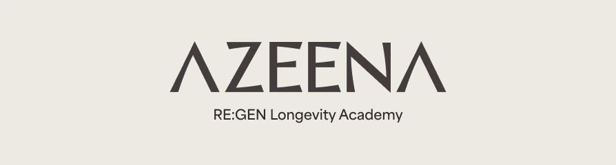 Logo AZEENA RE:GEN Longevity Academy